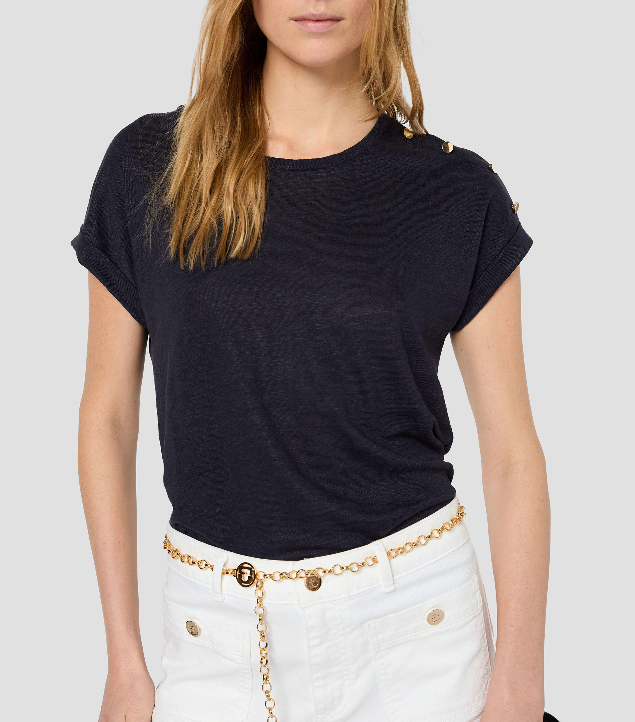Playera Cuello Redondo Manga Corta Mujer Gerard Darel